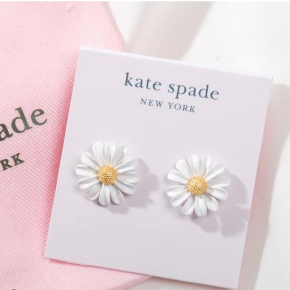 kate spade Jewelry New Kate Spade Dazzling Stud Daisy Earrings In